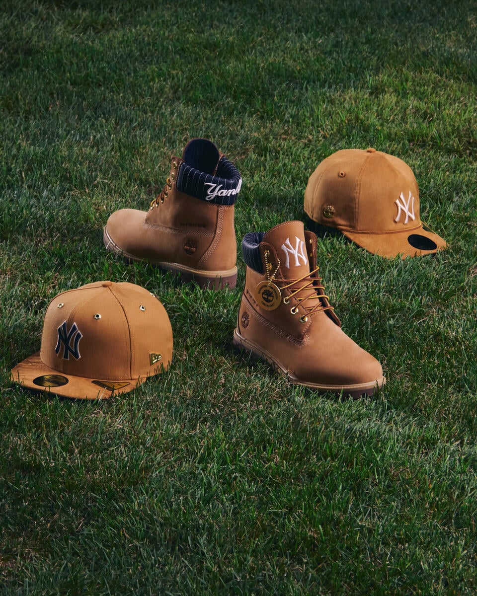 Timberland 聯名 New Era 限定 MLB 系列台灣發售公開!道奇、洋基⋯7 隊元素注入經典黃靴!