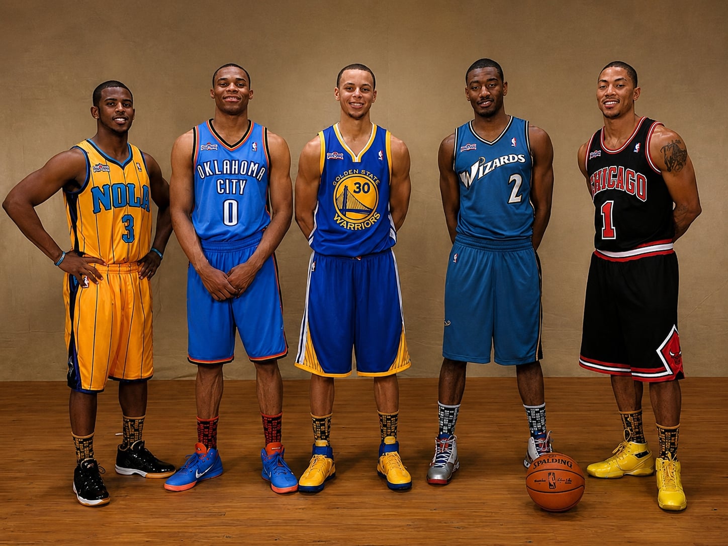 NBA/Russell Westbrook 宣布退休!2011 年五大控衛經典合照再被翻出,只剩 Stephen Curry 還在奮戰!
