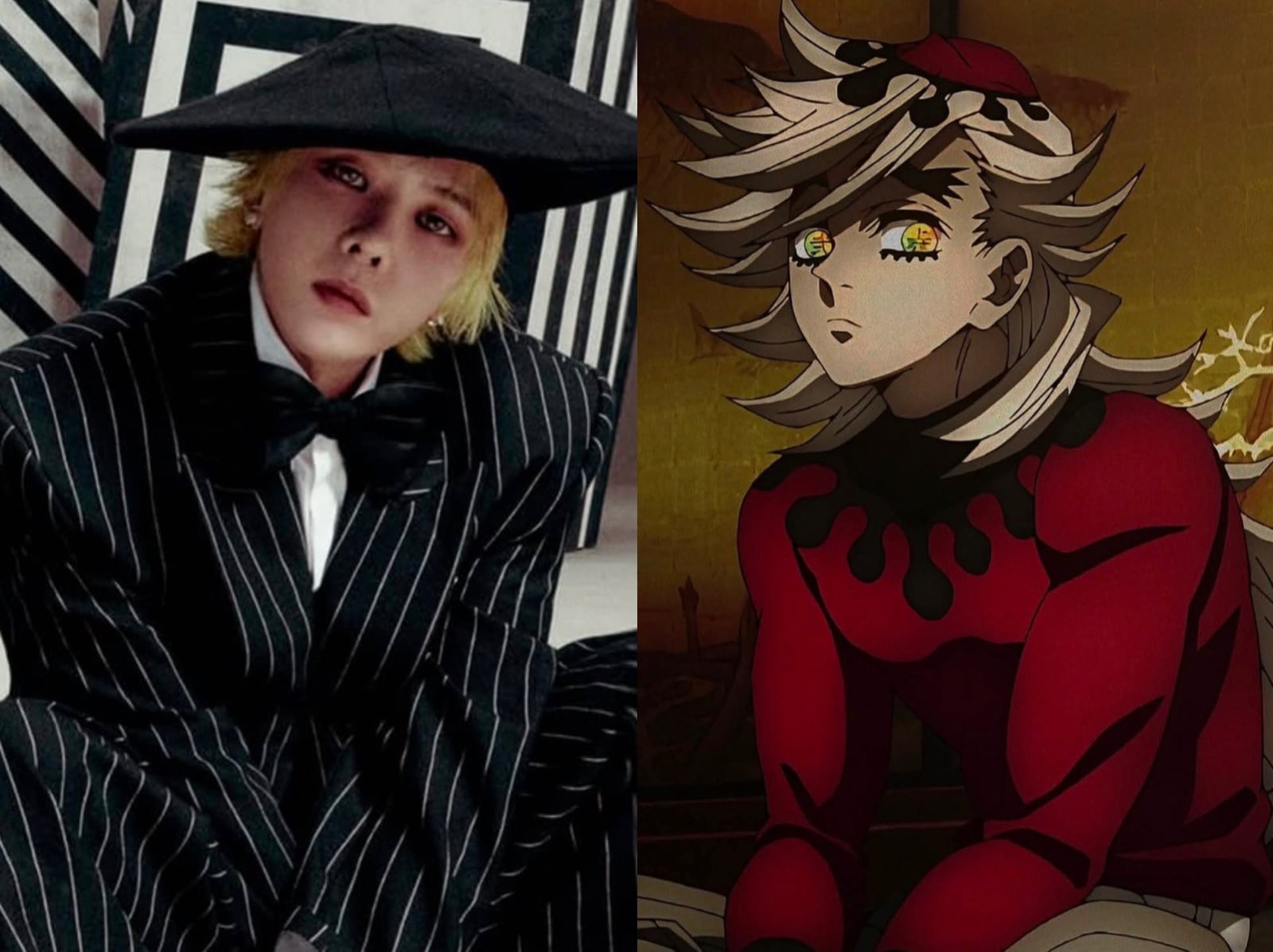 GD 權志龍新造型神似《鬼滅》童磨！眼神氣場獲讚「撕漫男」！
