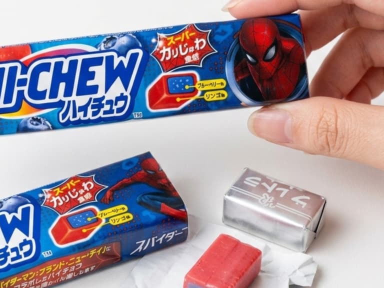 日本嗨啾推出蜘蛛人限定口味！網笑：「到底是什麼味道？」