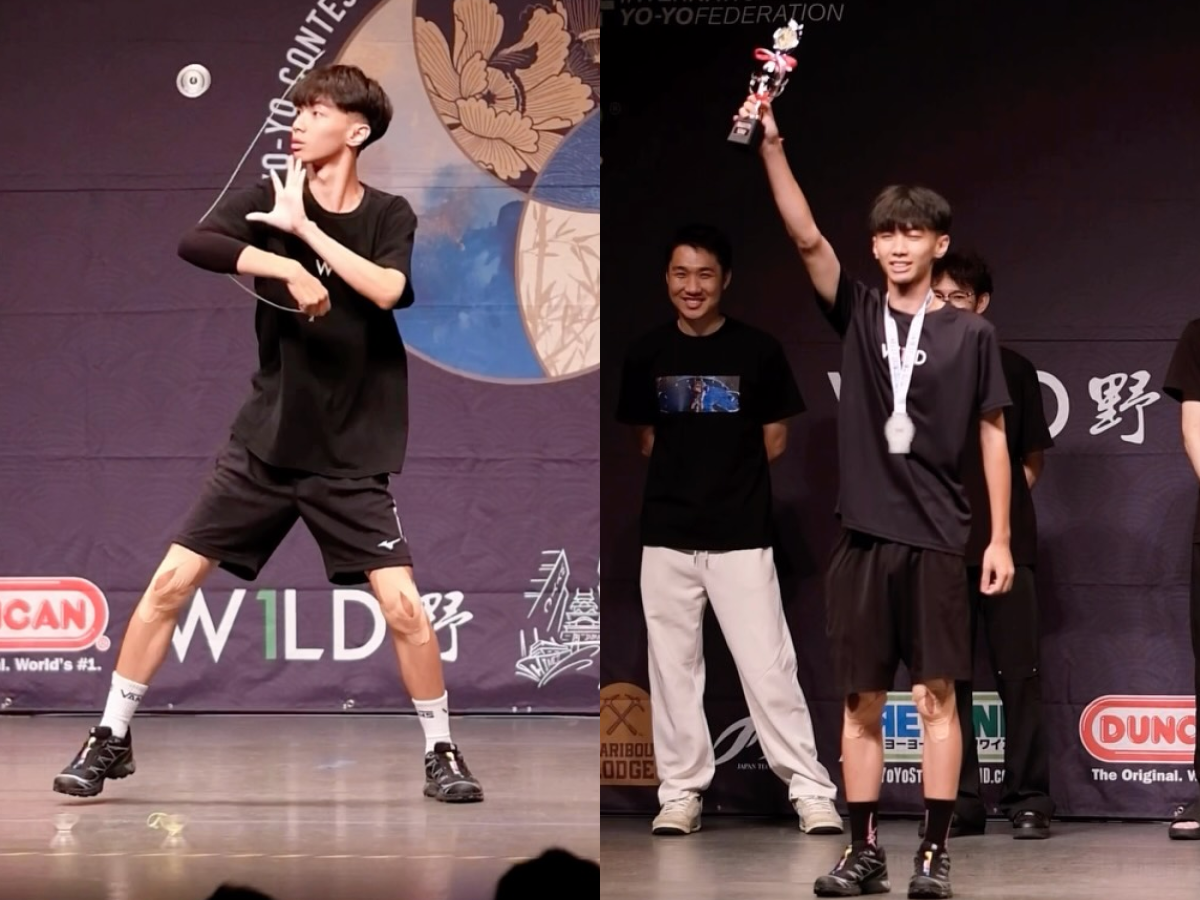 20 歲台灣之光張紘綸溜溜球奪世界亞軍！台灣史上第一人、前總統蔡英文也祝賀！
