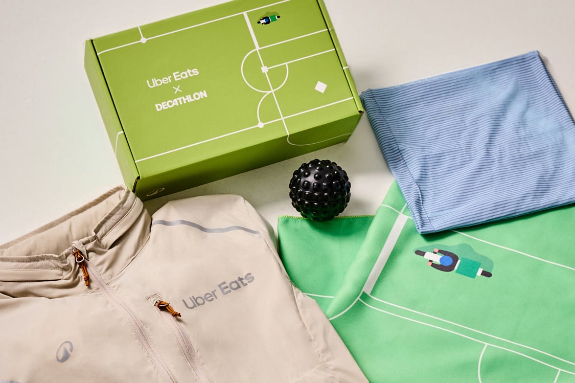 Uber Eats × 迪卡儂首度聯名!限量「酷夏騎行禮盒」免費送、防曬袖套、會員點數⋯一次看!