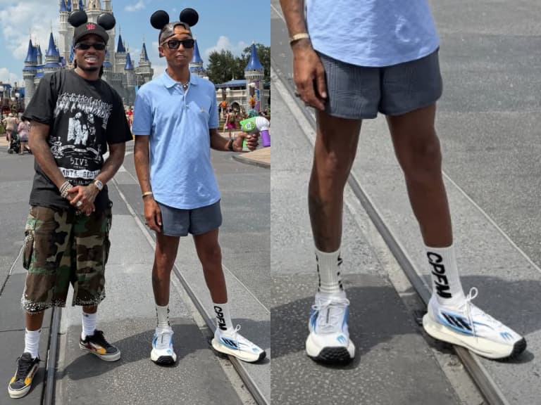 Pharrell 與 Quavo 同遊迪士尼世界度假區！菲董腳上神祕 adidas 鞋款同步掀起話題！