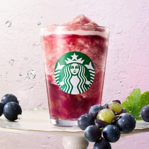 星巴克 Starbucks 巨峰新作登場！2款秋季飲品今起開賣　果肉塞好塞滿