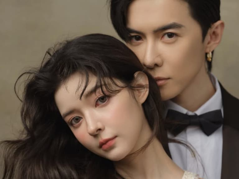 唐禹哲、蘇小軒婚紗照曝光！交往 7 年升格幸福四口之家，深情擁吻甜翻粉絲！