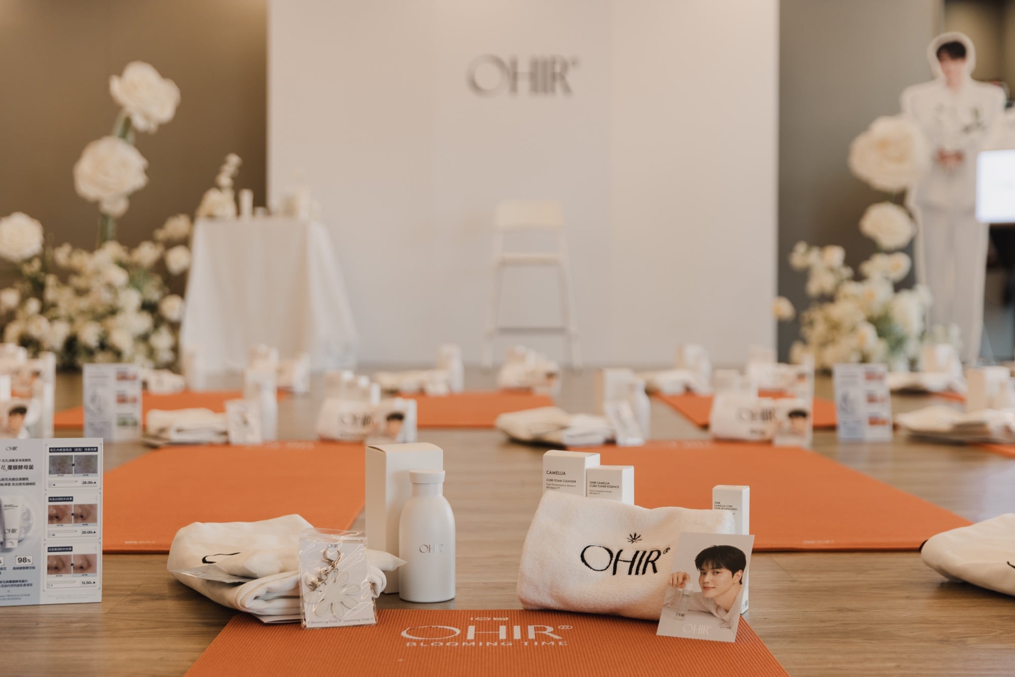 韓國保養品牌 OHIR 推「山茶花光透白系列」5 步驟保養法!結合 Barre 律動課程讓你由內而外自然綻放!
