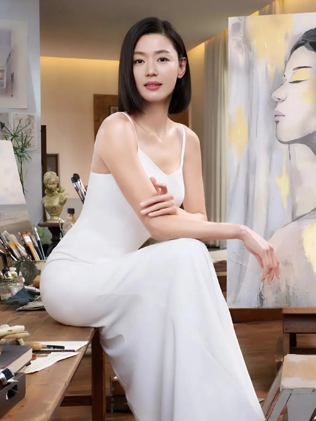 全智賢 Gianna Jun 14年前婚禮寫真曝光!31歲凍齡美貌現身,網友驚呼:「時間停止了」