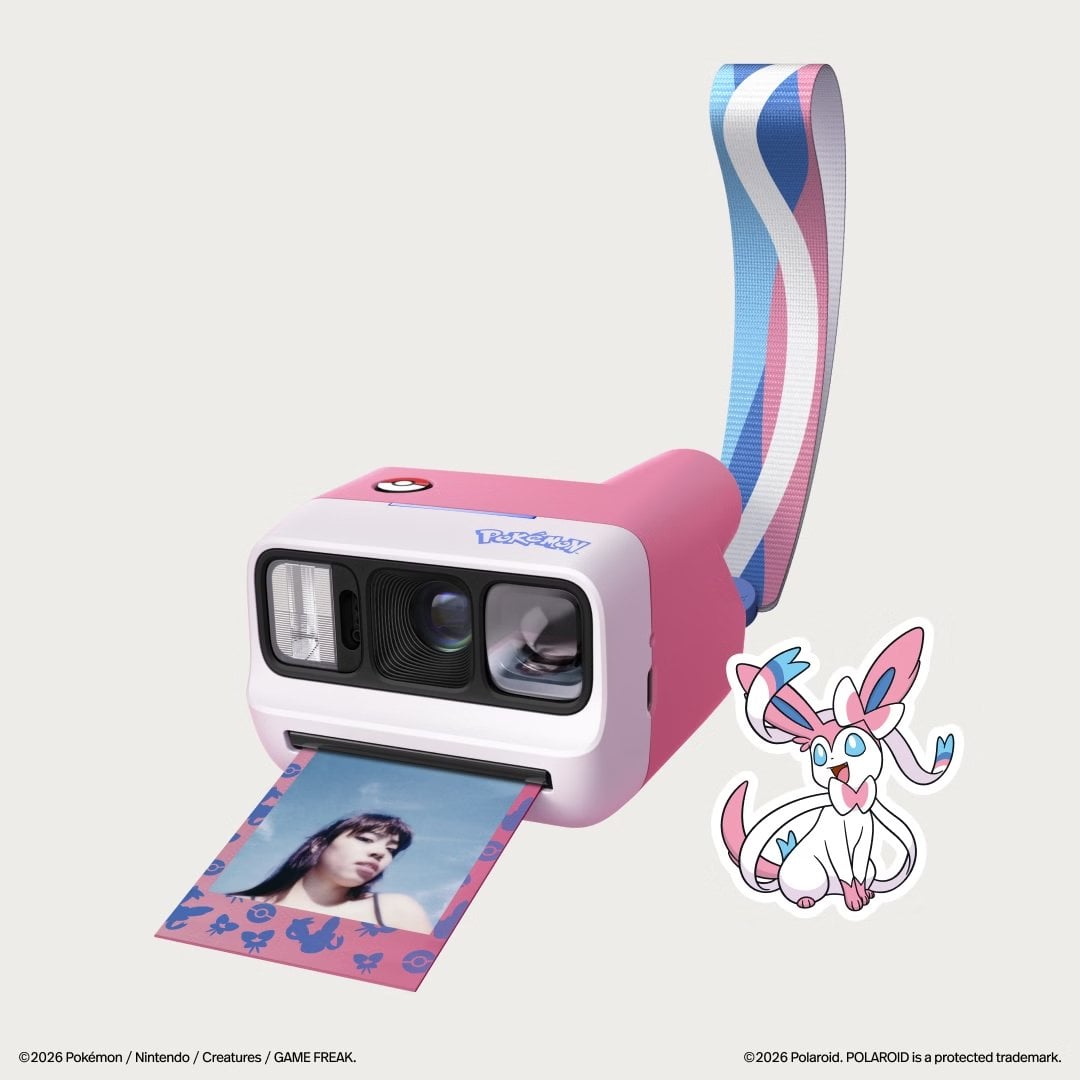 寶可夢 Polaroid 聯名相機曝光!皮卡丘、仙子伊布造型萌翻 8月25日開放預購