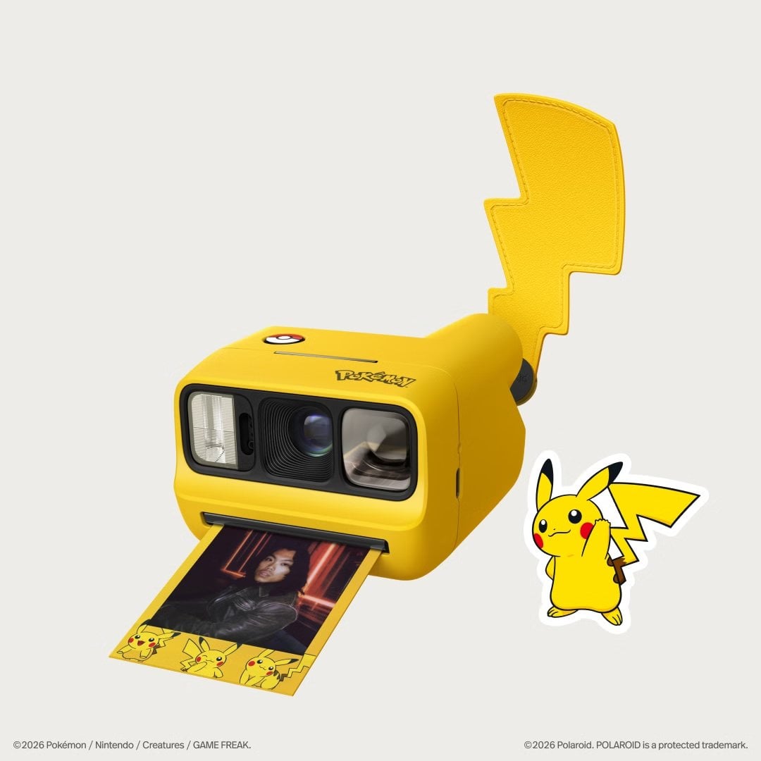 寶可夢 Polaroid 聯名相機曝光!皮卡丘、仙子伊布造型萌翻 8月25日開放預購