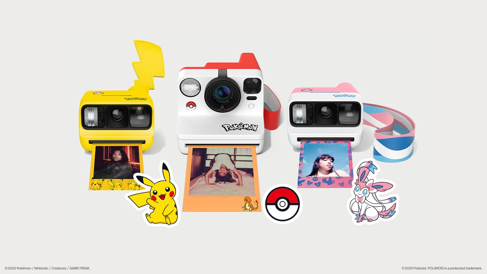 寶可夢 Polaroid 聯名相機曝光!皮卡丘、仙子伊布造型萌翻 8月25日開放預購