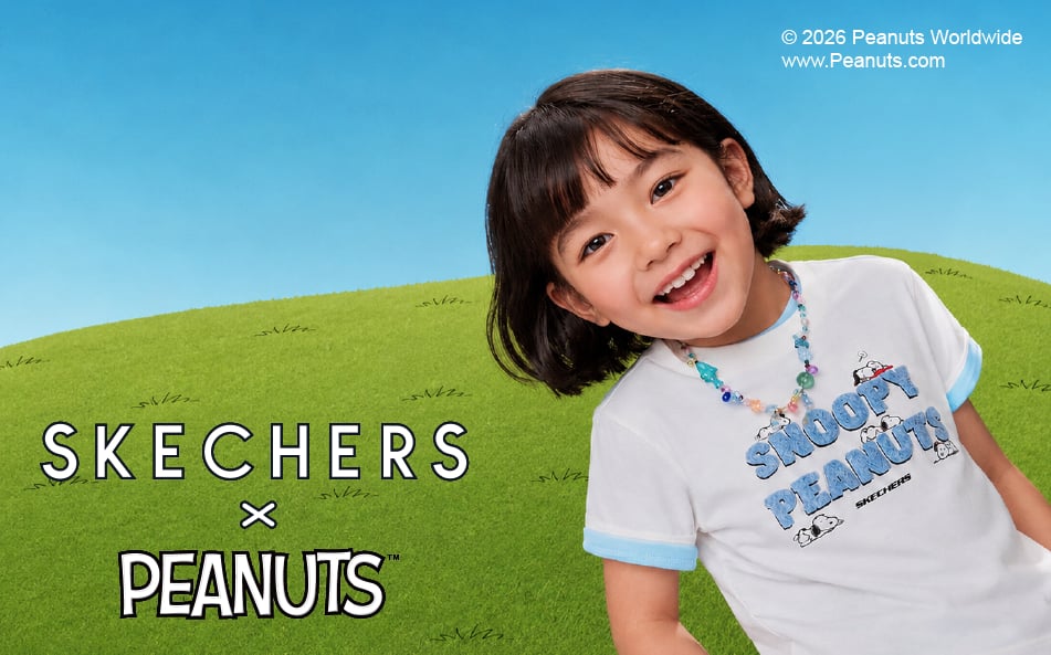 SKECHERS 攜手 PEANUTS 推全新聯名童裝!SNOOPY 紅色狗屋、Woodstock 萌翻設計⋯粉絲驚呼:這個夏天被療癒了!