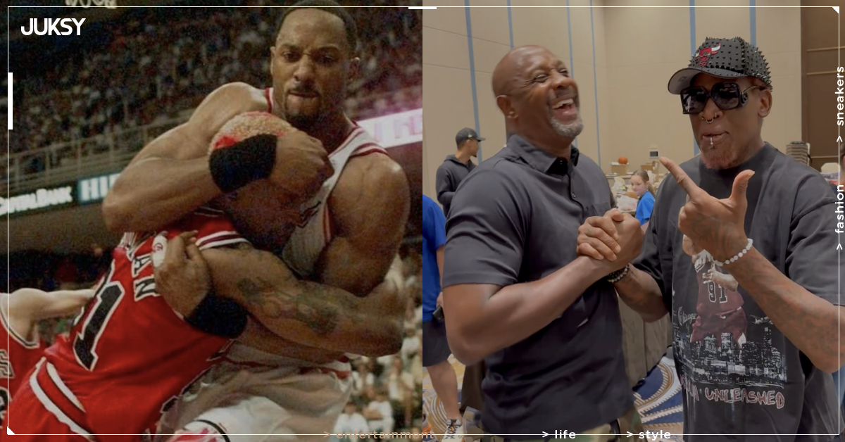 NBA／90 年代兩大名人堂悍將大和解！Alonzo Mourning、Dennis Rodman 握手破冰！