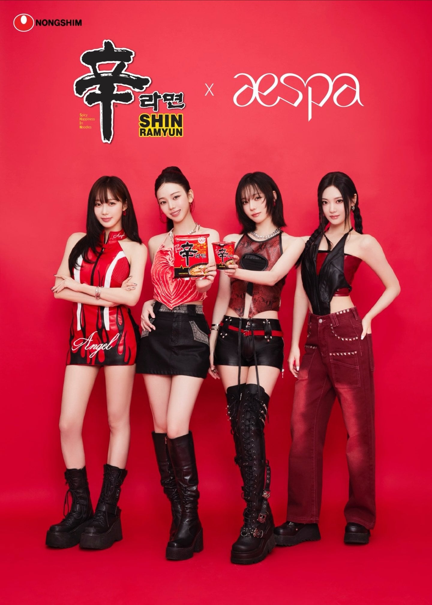 農心攜手 aespa 辛拉麵推第2波全球行銷！首波曝光累積2.7億觀看