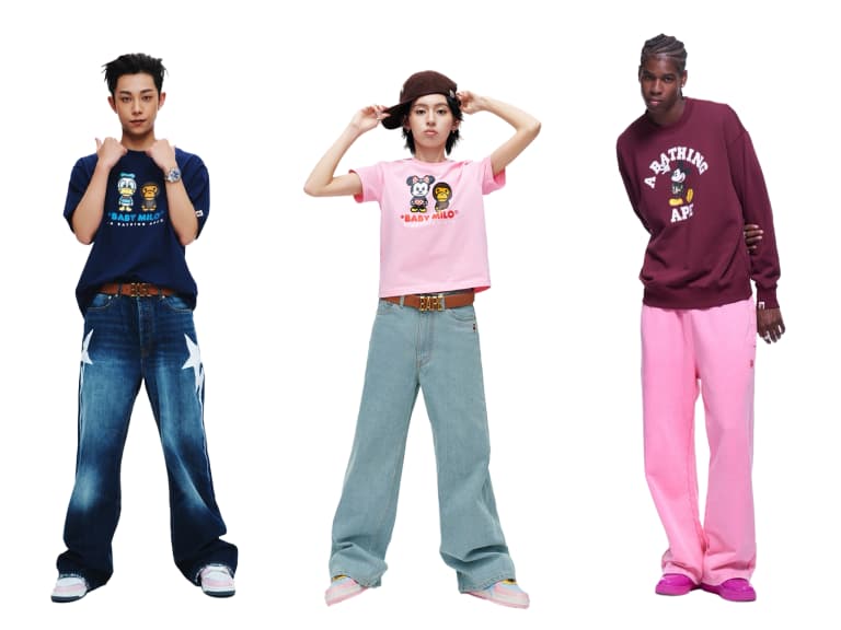 BAPE® × Disney 最新聯名登場！RYUL、碳酸、JayDon 聯手演繹，米奇、米妮、唐老鴨進駐街頭宇宙！