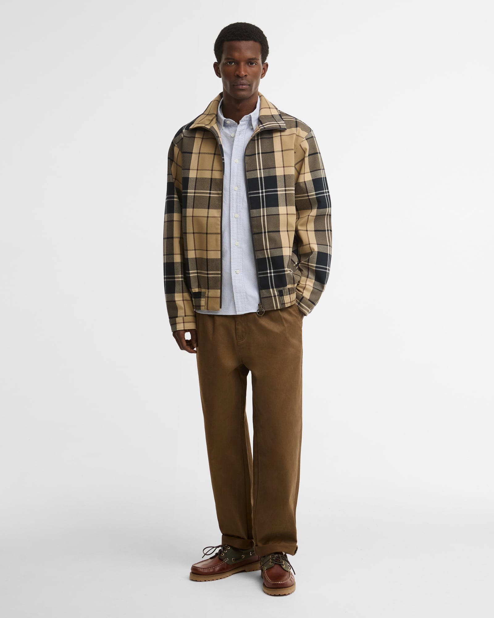 Barbour 2026秋冬「Birchwood格紋」系列狂讚!蘇格蘭林地色彩入魂,駝色海軍藍搭配超英倫!