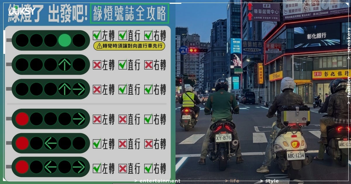 左轉需要等左轉燈嗎?交通部紅綠燈規則曝光,差別一次看懂!