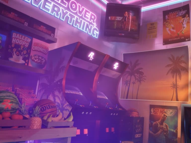 《NBA 2K27》新預告藏滿《GTA 6》彩蛋！R 星 Logo 直接現身、Vice City 風格球場要來了？