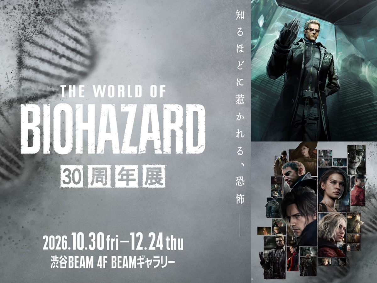 惡靈古堡30週年展攻佔日本澀谷！威斯克真人尺寸雕像首度公開