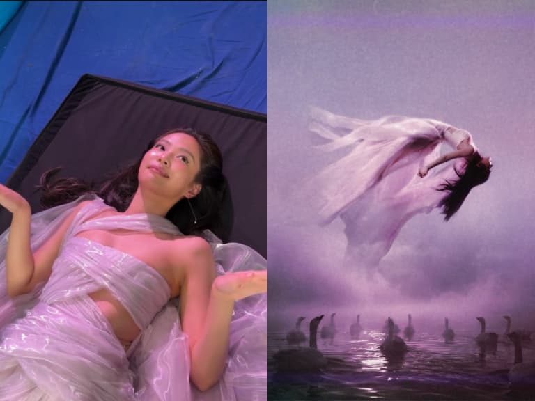 Jennie墮天使造型全解密!倒吊拍攝、泡水入鏡 EP「Fallen Angel」幕後曝光