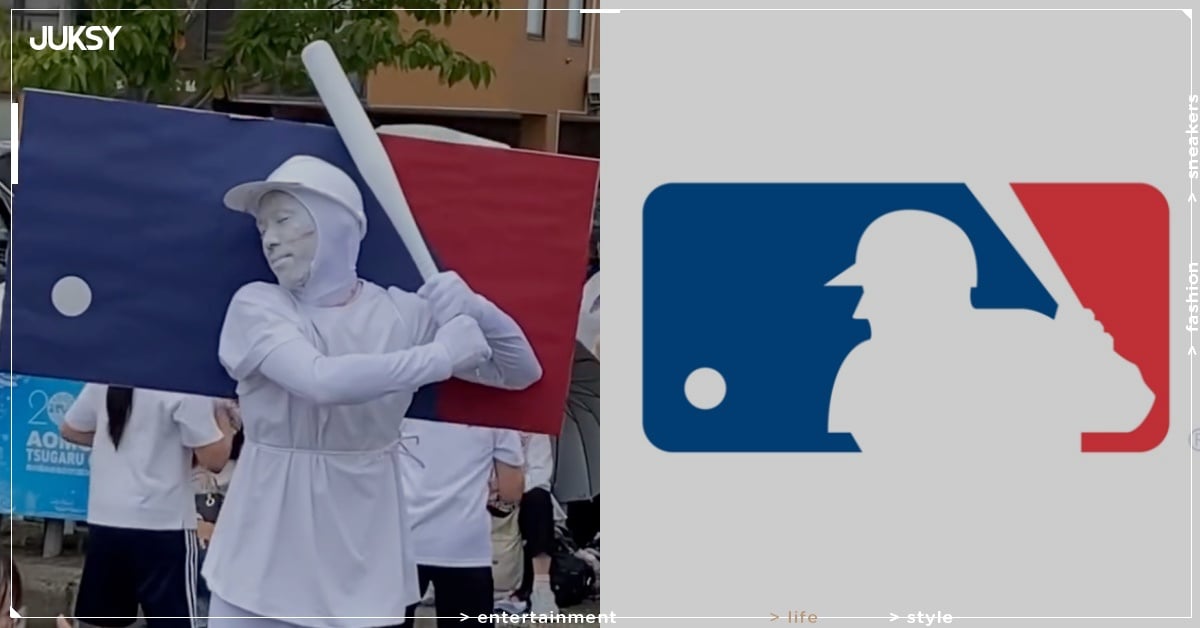 日本青森「馬市祭」白衣人爆紅！神還原 MLB Logo 笑翻全網！
