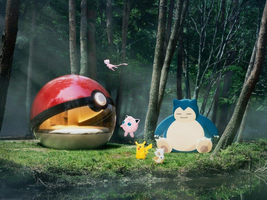 《Pokémon Sleep》把精靈球變飯店了！日本 NOT A HOTEL 打造巨型住宿空間，9 月 15 日揭曉內部秘密！
