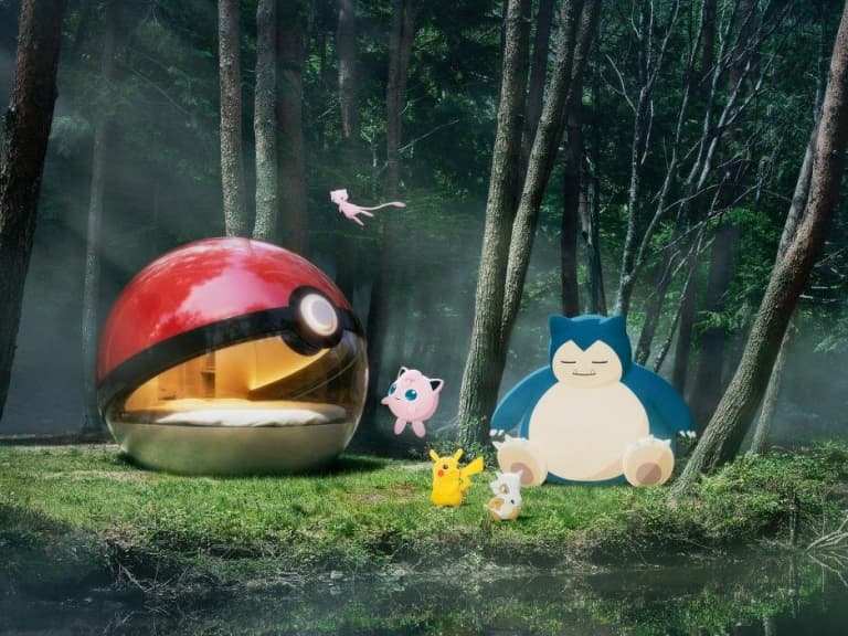 《Pokémon Sleep》把精靈球變飯店了！日本 NOT A HOTEL 打造巨型住宿空間，9 月 15 日揭曉內部秘密！