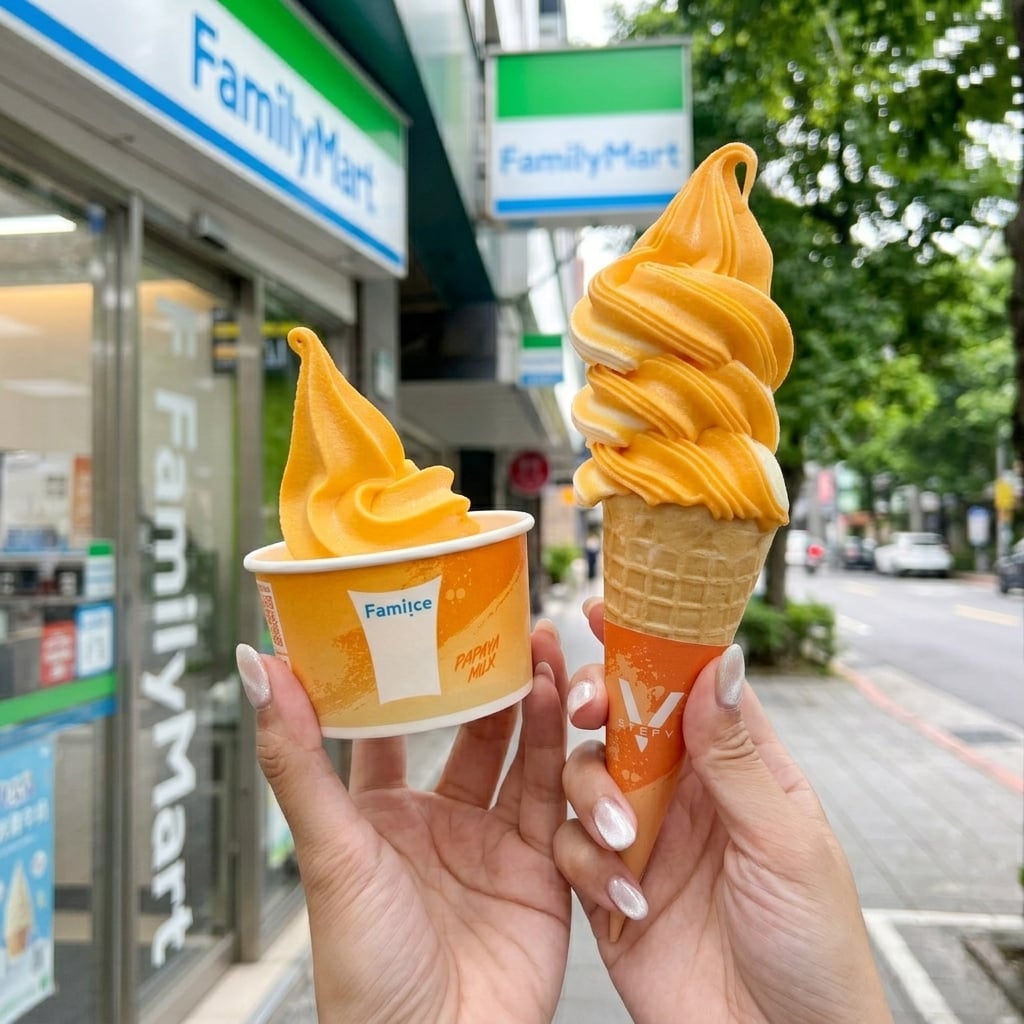 全家霜淇淋新口味「低脂木瓜牛奶」開賣！限時優惠、亮點一次看！