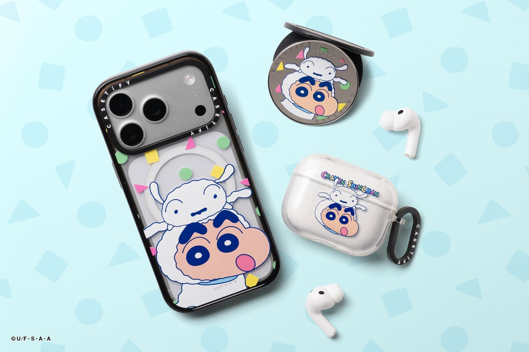 蠟筆小新 x CASETiFY 聯名系列登場!絨毛吊飾盲盒、限量收藏卡與客製化手機殼一次推出