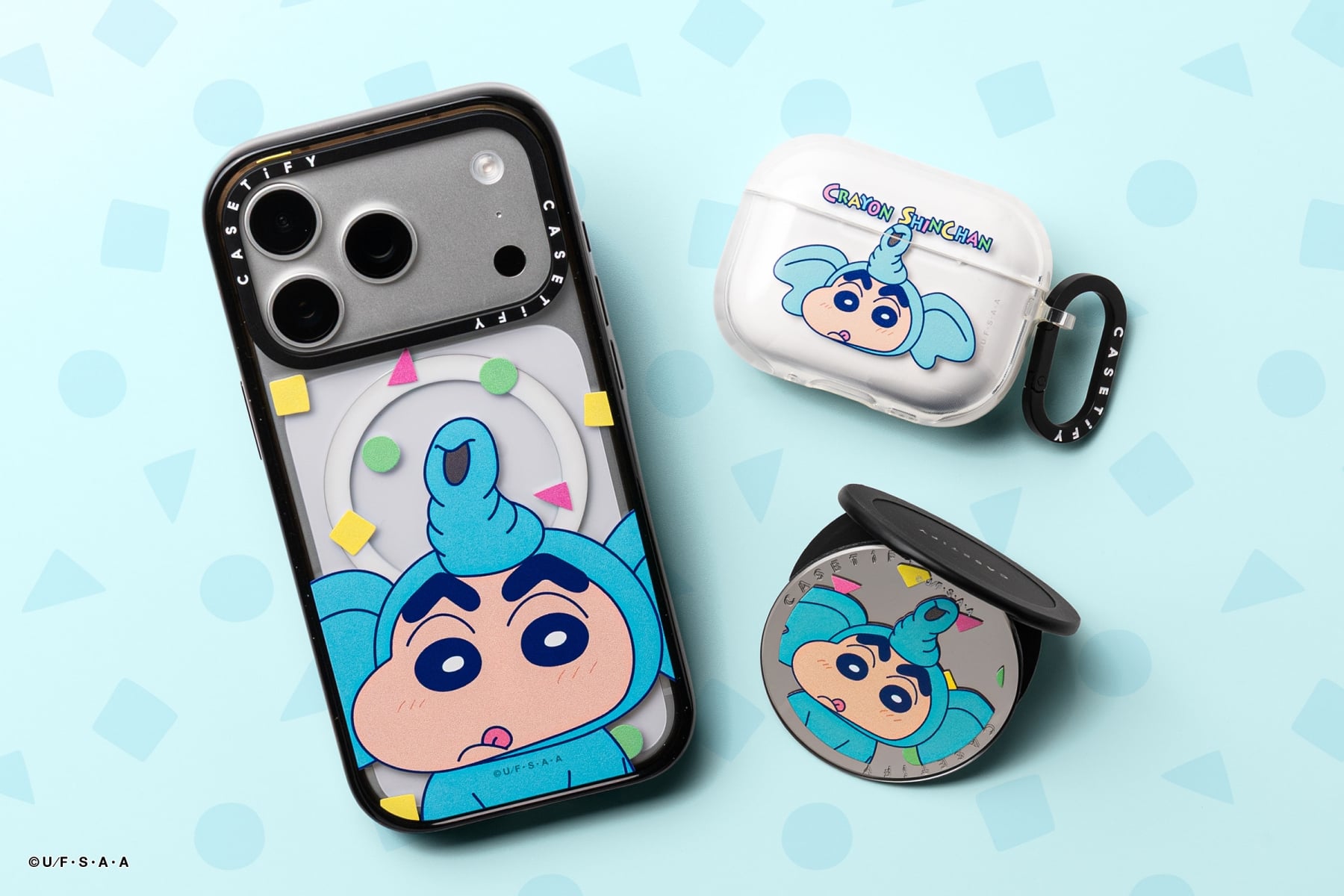 蠟筆小新 x CASETiFY 聯名系列登場!絨毛吊飾盲盒、限量收藏卡與客製化手機殼一次推出