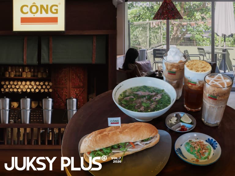 【JUKSY PLUS】不只是咖啡，更是西貢的日常：專訪 CỘNG CÀ PHÊ，把正宗越南生活質感帶進臺灣日常