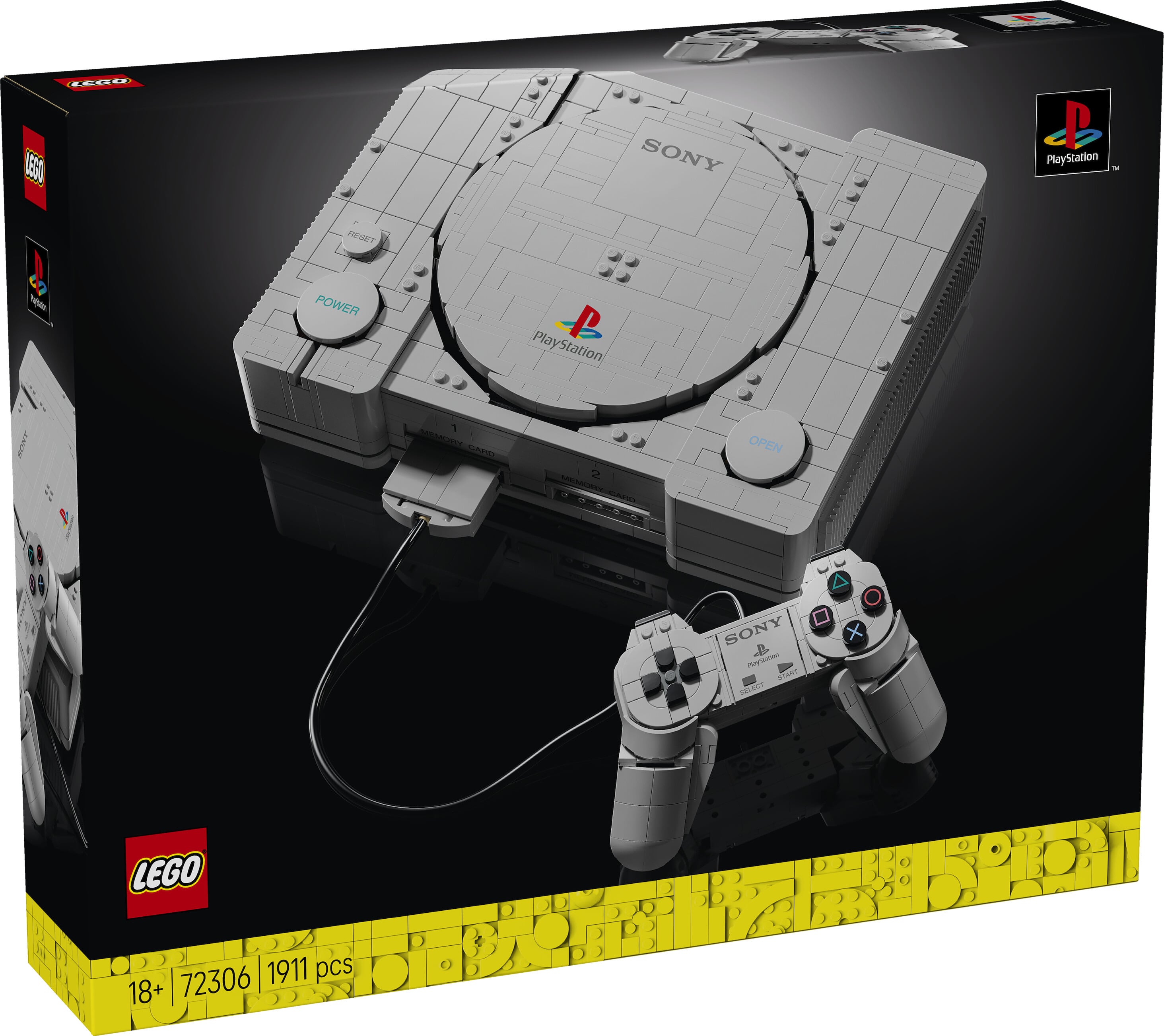 LEGO 首度聯名 PlayStation!初代 PS1 積木 10 月發售,價格與細節一次看!