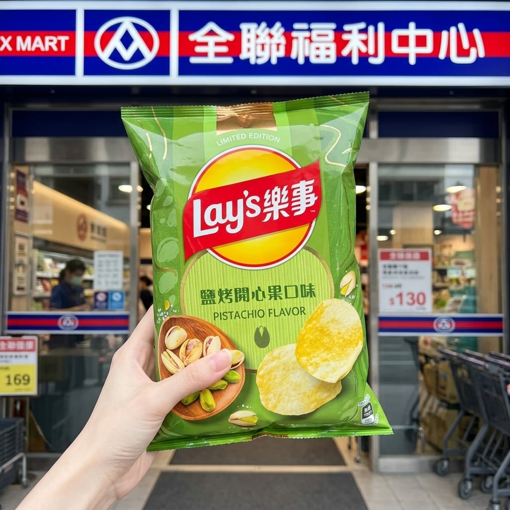 樂事推出「鹽烤開心果口味」洋芋片！價格、風味、哪裡買一次看！