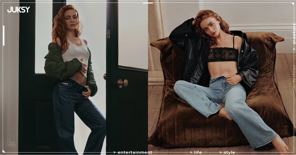 莎蒂辛克 Sadie Sink 身高 159 登 Calvin Klein 全新廣告!罕見解放低腰內衣辣秀性感身材!