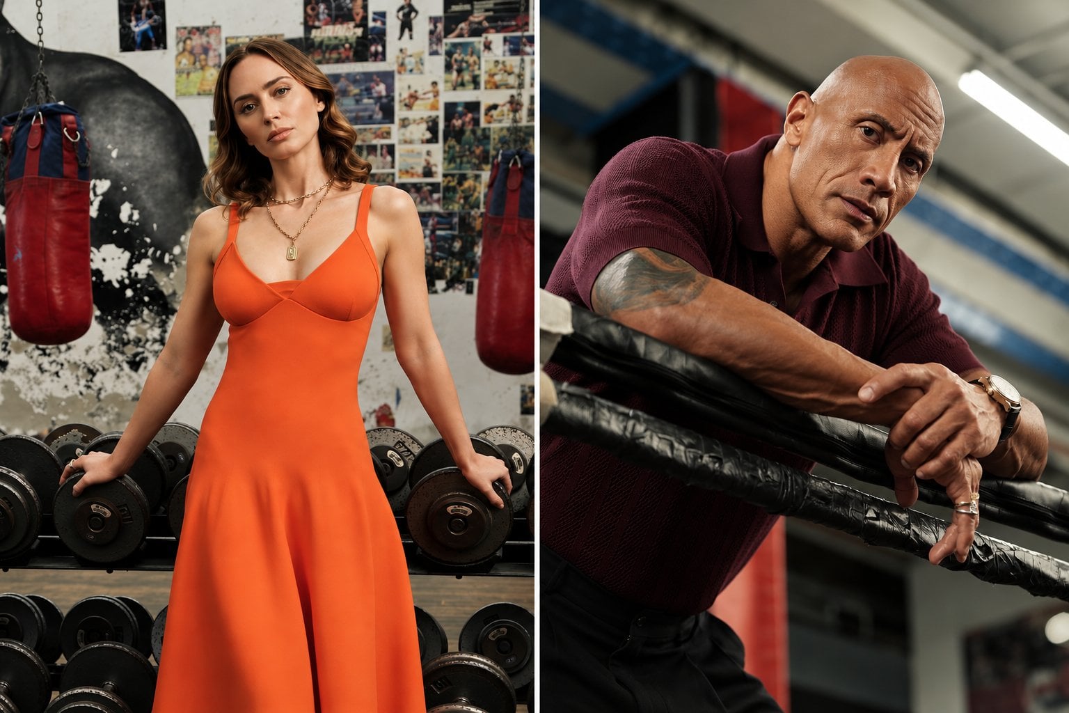 巨石強森 Dwayne Johnson《重擊人生》法國頻道首播!艾蜜莉布朗演另一半揭辛酸內幕