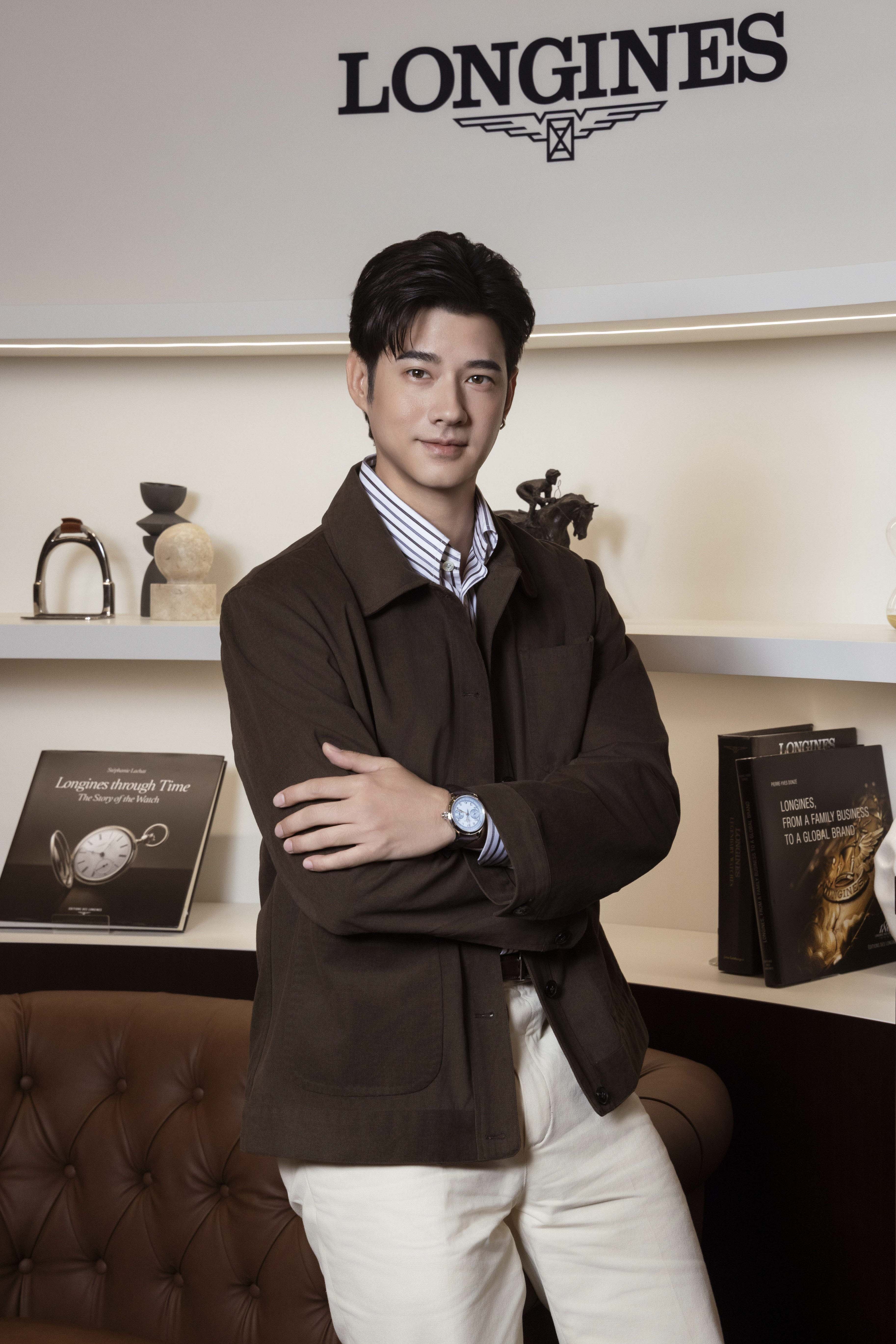 浪琴表巨擘系列 2026 全新改款!首推單按把計時腕錶,泰國男神 Mario Maurer 現身台北!