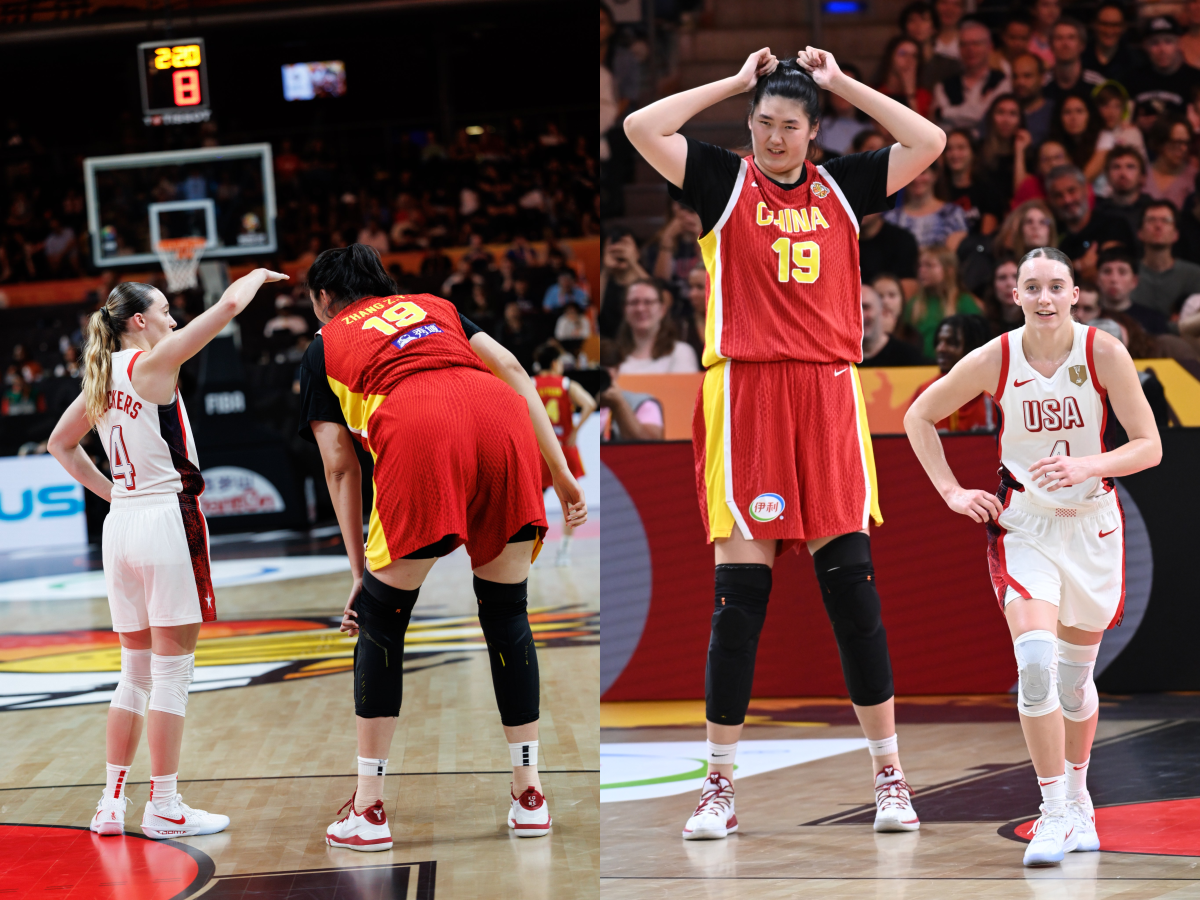 世界盃女籃／中國 220 公分「女姚明」張子宇震撼美國隊！Caitlin Clark 驚呼「從沒見過！」