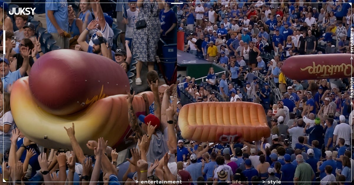 美國職棒 MLB 觀眾席互動爆紅!熱狗成功塞進麵包嗨翻全場!