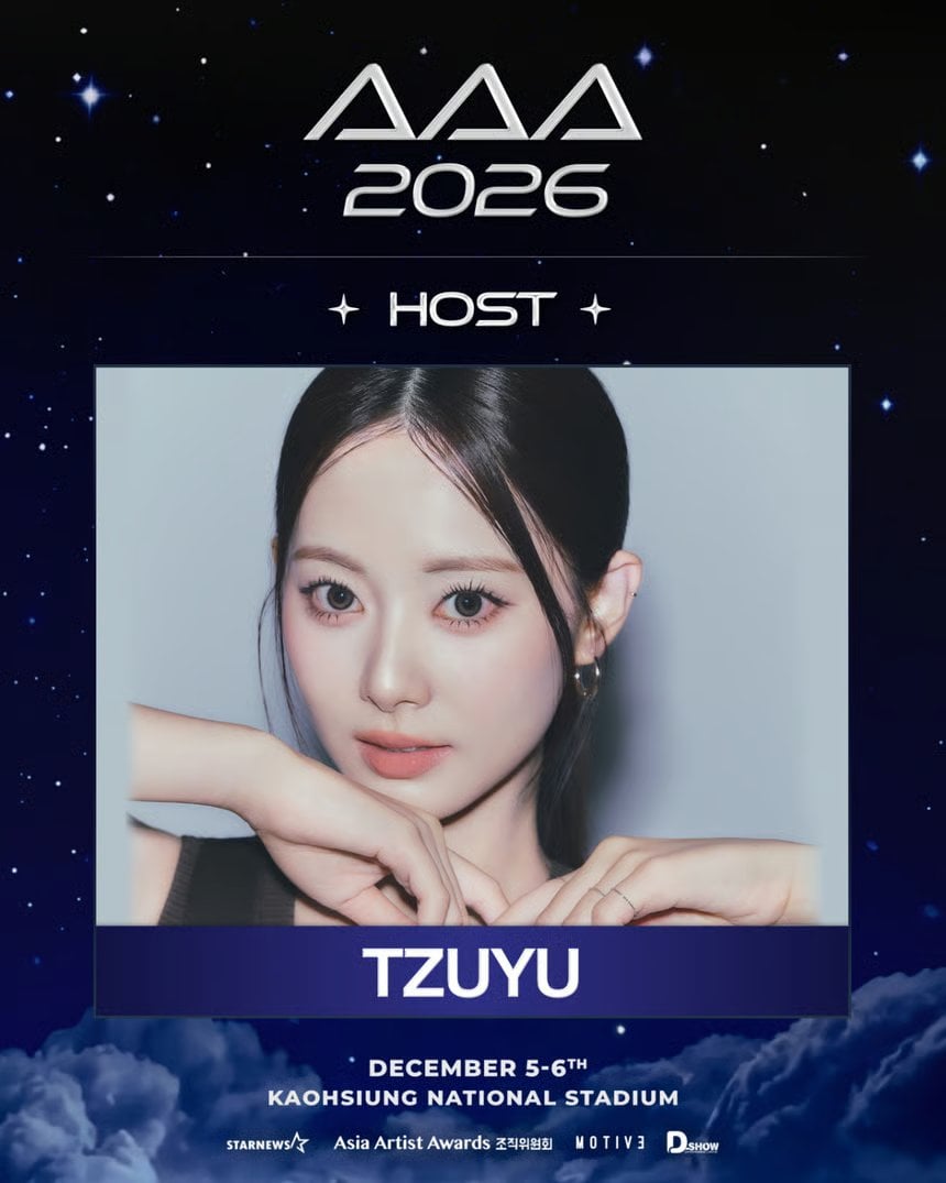 # 周子瑜空降AAA 2026主持!高雄同台金秀賢浪花男子 9/19搶票超激戰