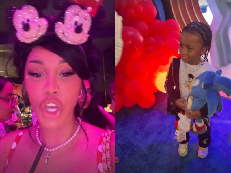 Cardi B、Offset 罕見同框慶生!因兒女派對破冰,昔日恩怨暫拋一邊!