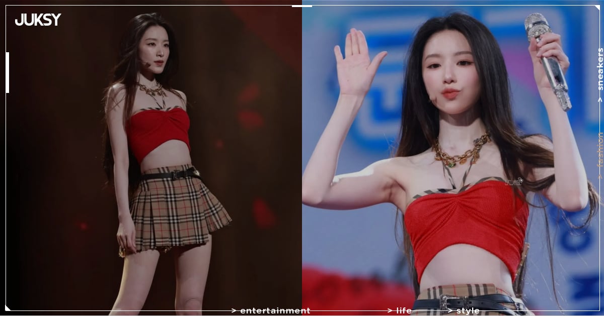 i-dle 舒華身高 161 演唱會穿 Burberry 戰袍登台!纖細蠻腰、白皙長腿辣翻全場!