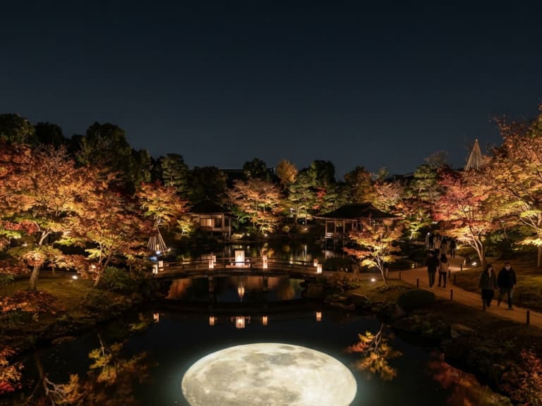 日本京都秋夜光影盛典！NAKED 打造東本願寺・渉成園月光藝術展，10 月 31 日開幕
