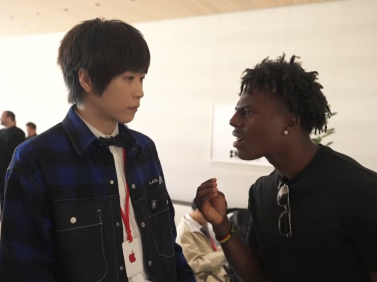 IShowSpeed 直播巧遇五月天阿信！Apple Park 暢聊 iPhone Duo，現場還捕捉 Kid Cudi、Central Cee