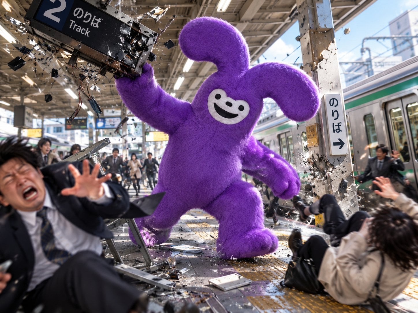 日本西瓜卡 Suica 吉祥物投票！「獵奇紫兔」變迷因一夕爆紅！