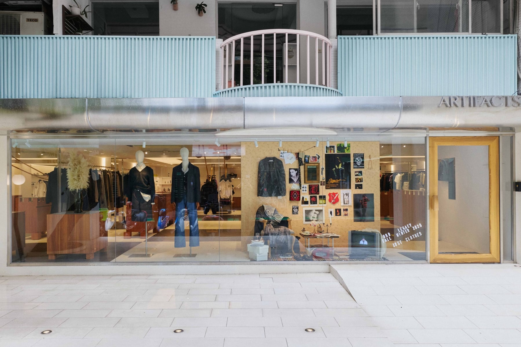 OUR LEGACY x ARTIFACTS 敦南旗艦店 Just Clothes 期間限定櫥窗!瑞典時裝品牌將巴黎展間氛圍直接搬進台北!