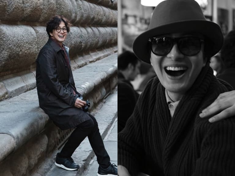 裴勇浚 Bae Yong-joon 球場罕現身！14歲天才球員同框合照 一頭白髮曝光
