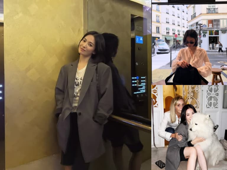 宋慧喬 Song Hye Kyo 法國街拍化身行走電影！短髮造型狂掀「短髮病」粉絲衝動剪髮