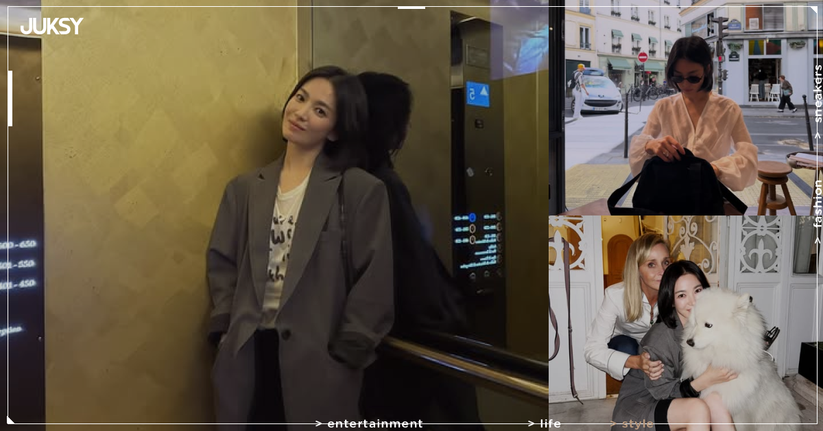 宋慧喬 Song Hye Kyo 法國街拍化身行走電影！短髮造型狂掀「短髮病」粉絲衝動剪髮