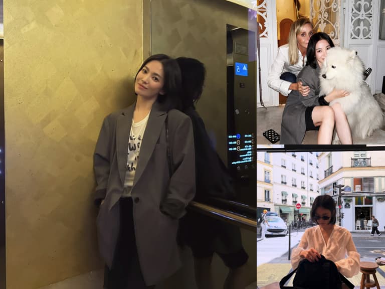 宋慧喬 Song Hye Kyo 法國街拍化身行走電影！短髮造型狂掀「短髮病」粉絲衝動剪髮