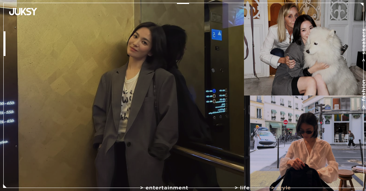 宋慧喬 Song Hye Kyo 法國街拍化身行走電影！短髮造型狂掀「短髮病」粉絲衝動剪髮