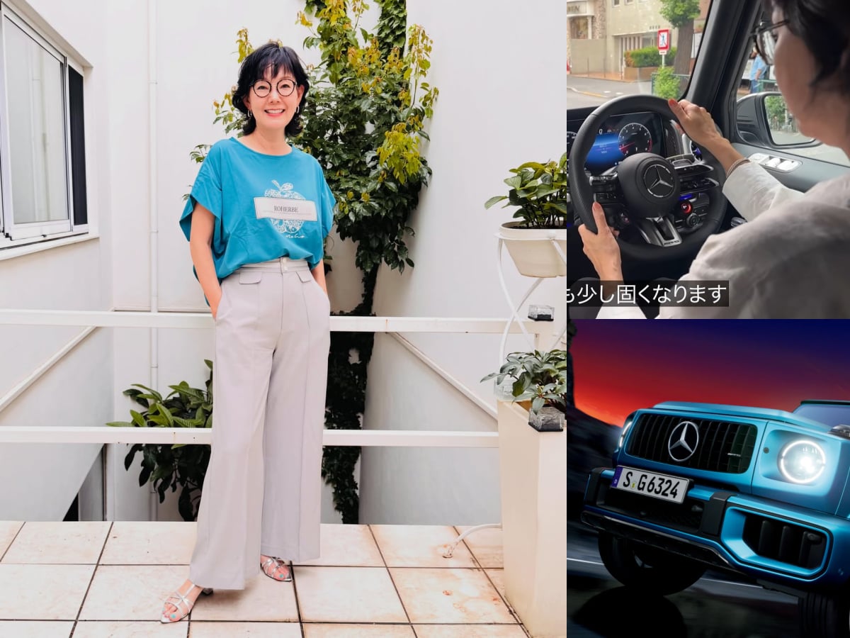日本女優豐田真帆13年換愛車！試乘2862萬元賓士G63狂讚：「根本巴士」，納車竟要等1年